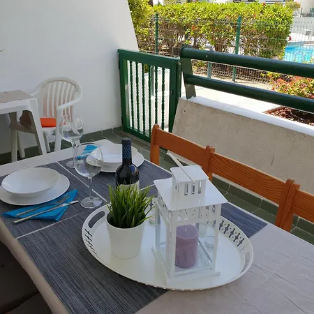 Apartamento Casa Palmera 2 Only 150 Meters To The Beach, Heated Pool, Wifi, Sat-tv, Terrace, Location, Washing Machine Playa de las Américas