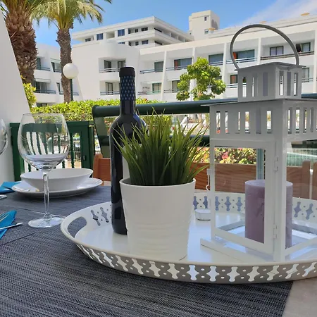 Casa Palmera 2 Only 150 Meters To The Beach, Heated Pool, Wifi, Sat-tv, Terrace, Location, Washing Machine Apartamento *