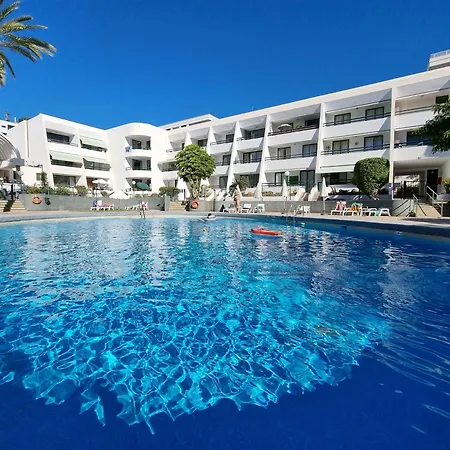 Casa Palmera Only 150 Meters To The Beach, Heated Pool, Wifi, Sat-tv, Terrace, Location, Washing Machine Playa de las Américas