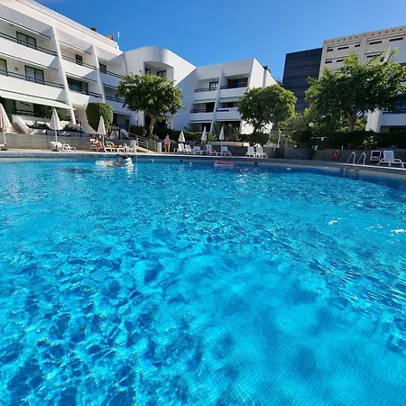 Apartamento Casa Palmera 2 Only 150 Meters To The Beach, Heated Pool, Wifi, Sat-tv, Terrace, Location, Washing Machine Playa de las Américas