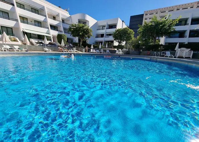 Apartamento Casa Palmera 2 Only 150 Meters To The Beach, Heated Pool, Wifi, Sat-tv, Terrace, Location, Washing Machine Playa de las Americas (Tenerife)