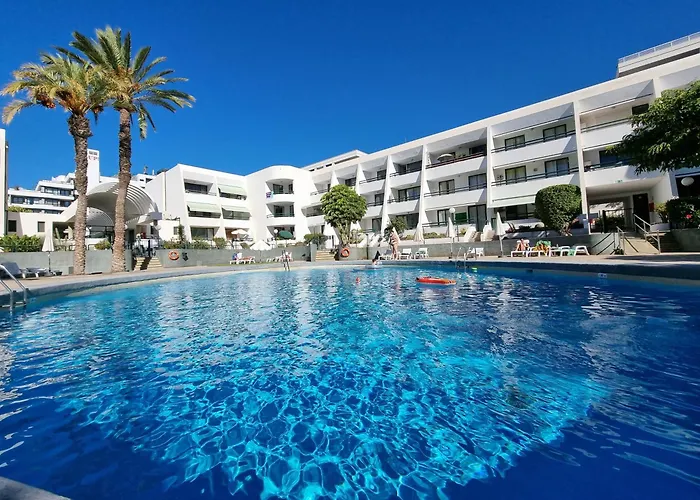 Casa Palmera 2 Only 150 Meters To The Beach, Heated Pool, Wifi, Sat-tv, Terrace, Location, Washing Machine * Playa de las Americas (Tenerife)