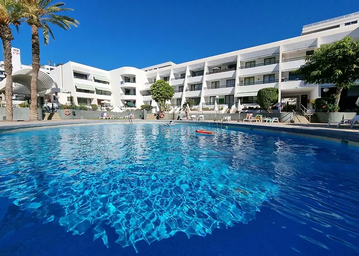Casa Palmera 2 Only 150 Meters To The Beach, Heated Pool, Wifi, Sat-tv, Terrace, Location, Washing Machine بلايا ذي لاس أميريكاس